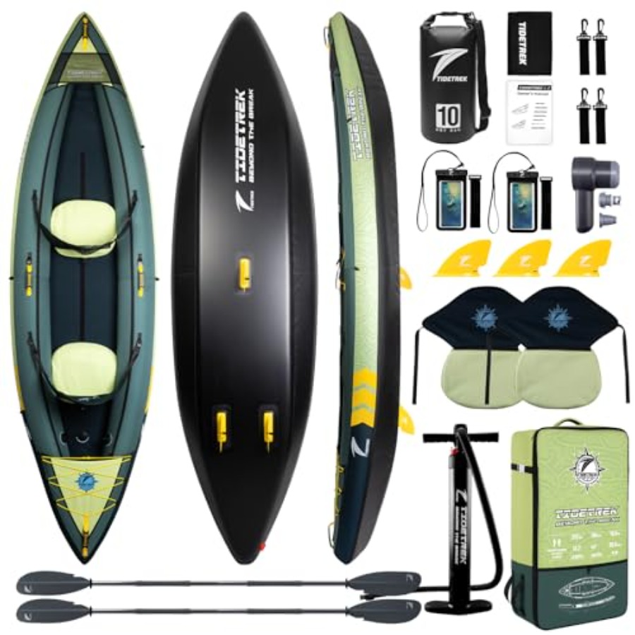 Fishing Kayak Seat - Aufblasbares Tourenkajak für See, Fluss und