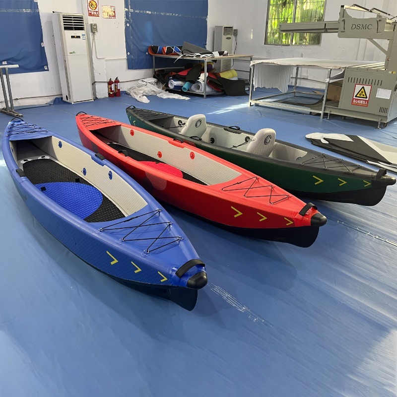 Fishing Kayak Inflatable - Neues Design 4,2m Tragbares Aufblasbares Kajak