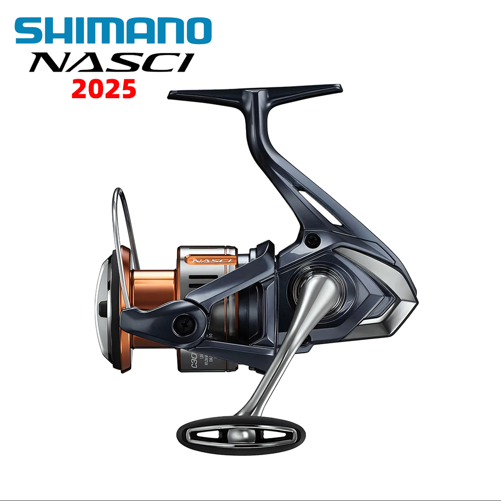 Shimano Reel Stradic - 2025 SHIMANO NASCI Spinn-Angelrolle Meerwasser-Angelrolle BB