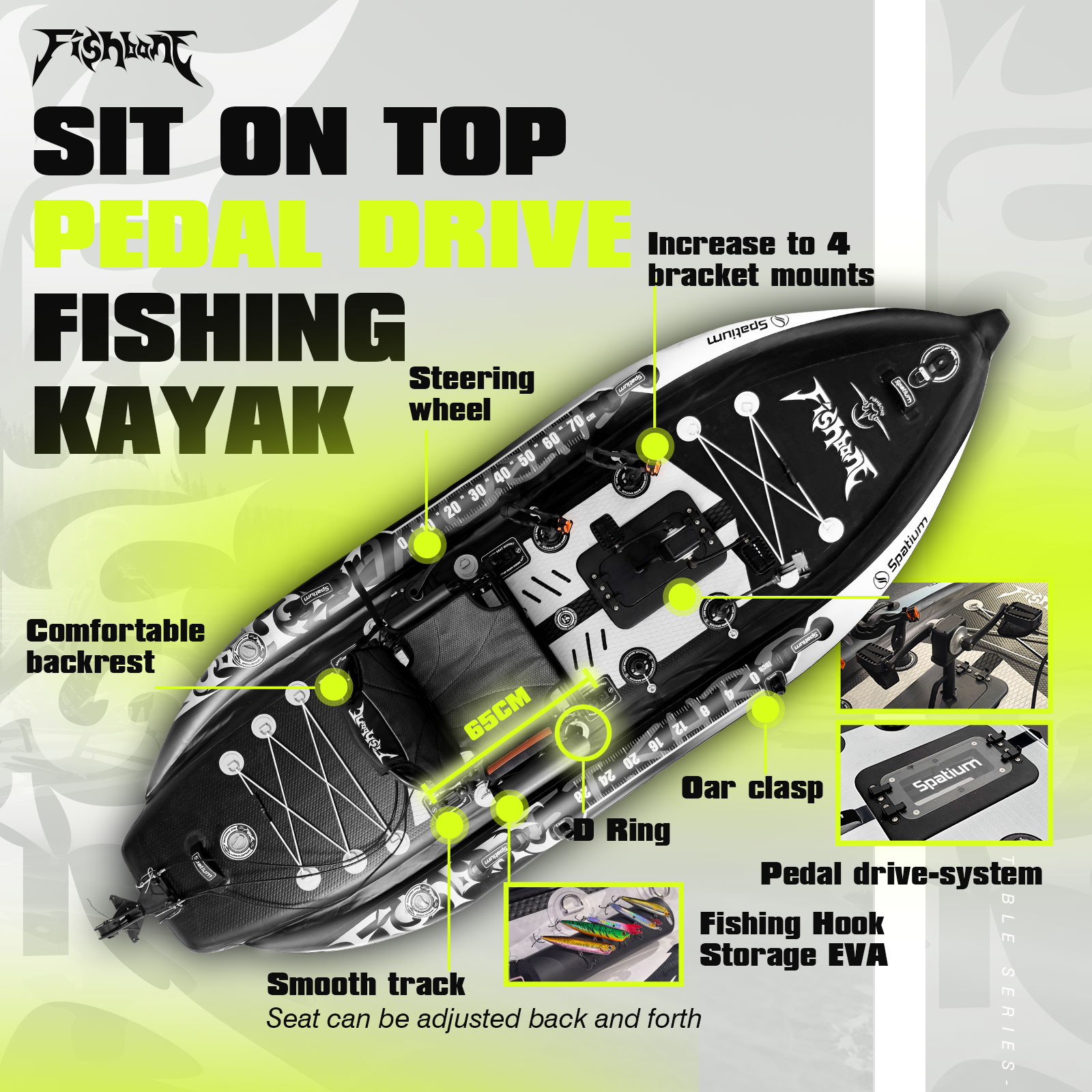 Spatium Pedal-Kajak, aufblasba – Fishing Kayak Inflatable Bewertung und Preis